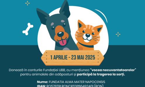 Cea de-a IV-a ediție a campaniei de strângere de fonduri cu premii „Vocea necuvântătoarelor”
