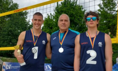 Studenții UBB, vicecampionii României la volei pe nisip