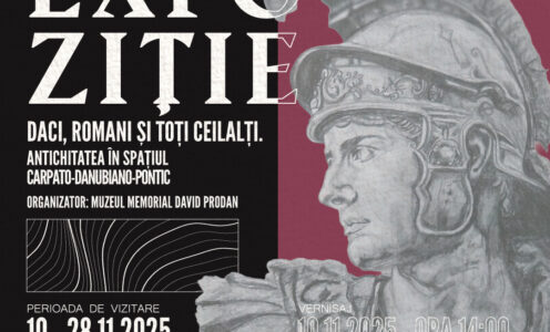 Expoziția de grafică „Daci, romani și toți ceilalți”, desfășurată la UBB