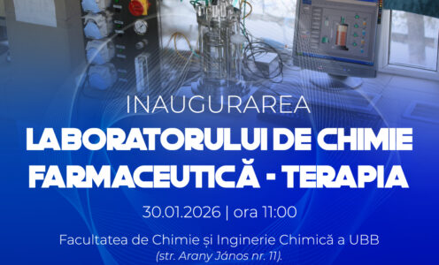 UBB inaugurează programul de învățământ dual Chimie Farmaceutică, organizat în parteneriat cu Terapia – Sun Pharma