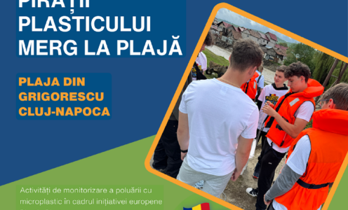 Elevii clujeni revin pe teren pentru monitorizarea poluării cu plastic