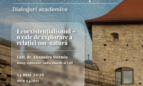 Alexandru Stermin aduce la Studium Generale UBB o prelegere despre ecoexistențialism și criza ecologică